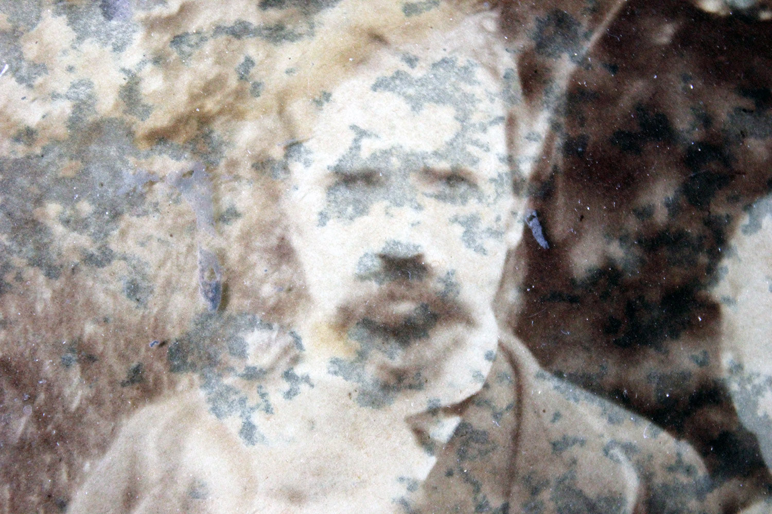 A Distressed Mid 19thC French Framed Daguerreotype of a Family