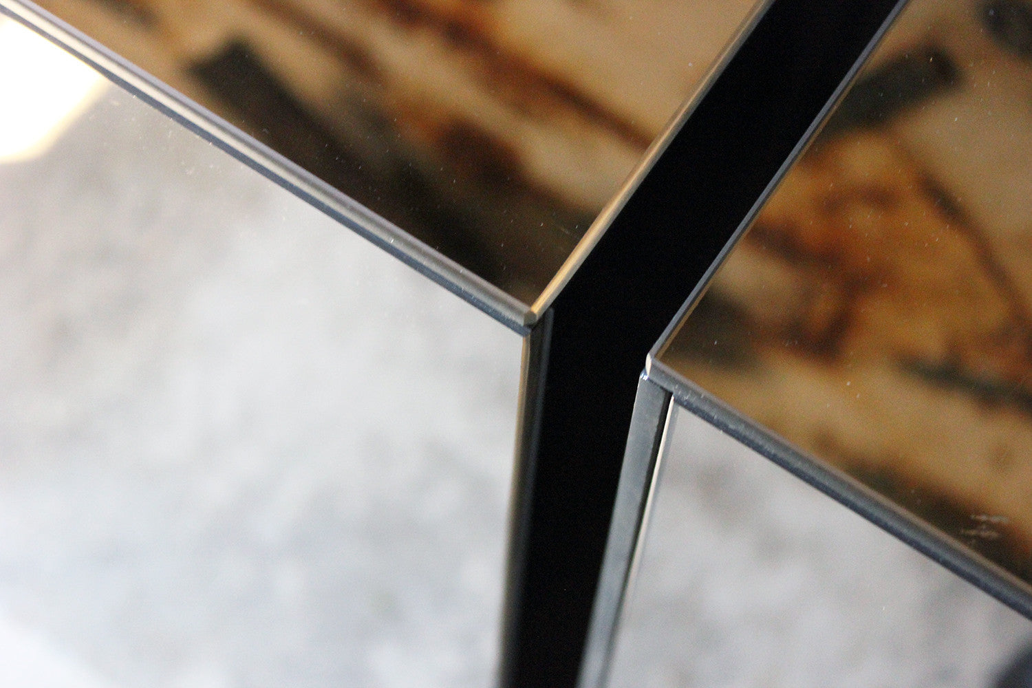 A Fantastic Group of Five Mirrored Pedestals c.1970-80
