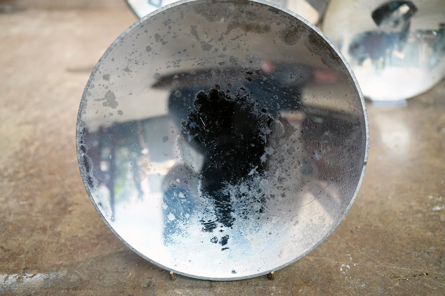 A Collection of Five Mid-20thC WWII Period Parabolic Concave & Prism Mirrors c.1940-68