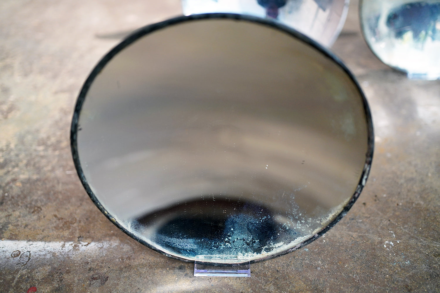 A Collection of Five Mid-20thC WWII Period Parabolic Concave & Prism Mirrors c.1940-68