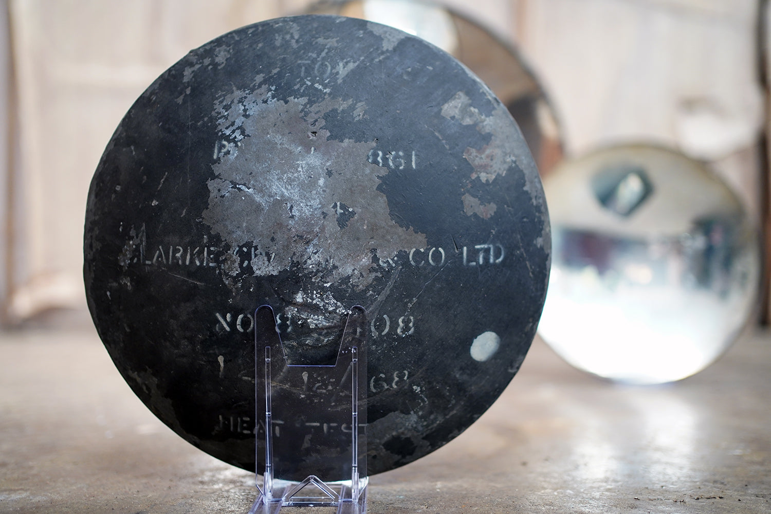A Collection of Five Mid-20thC WWII Period Parabolic Concave & Prism Mirrors c.1940-68