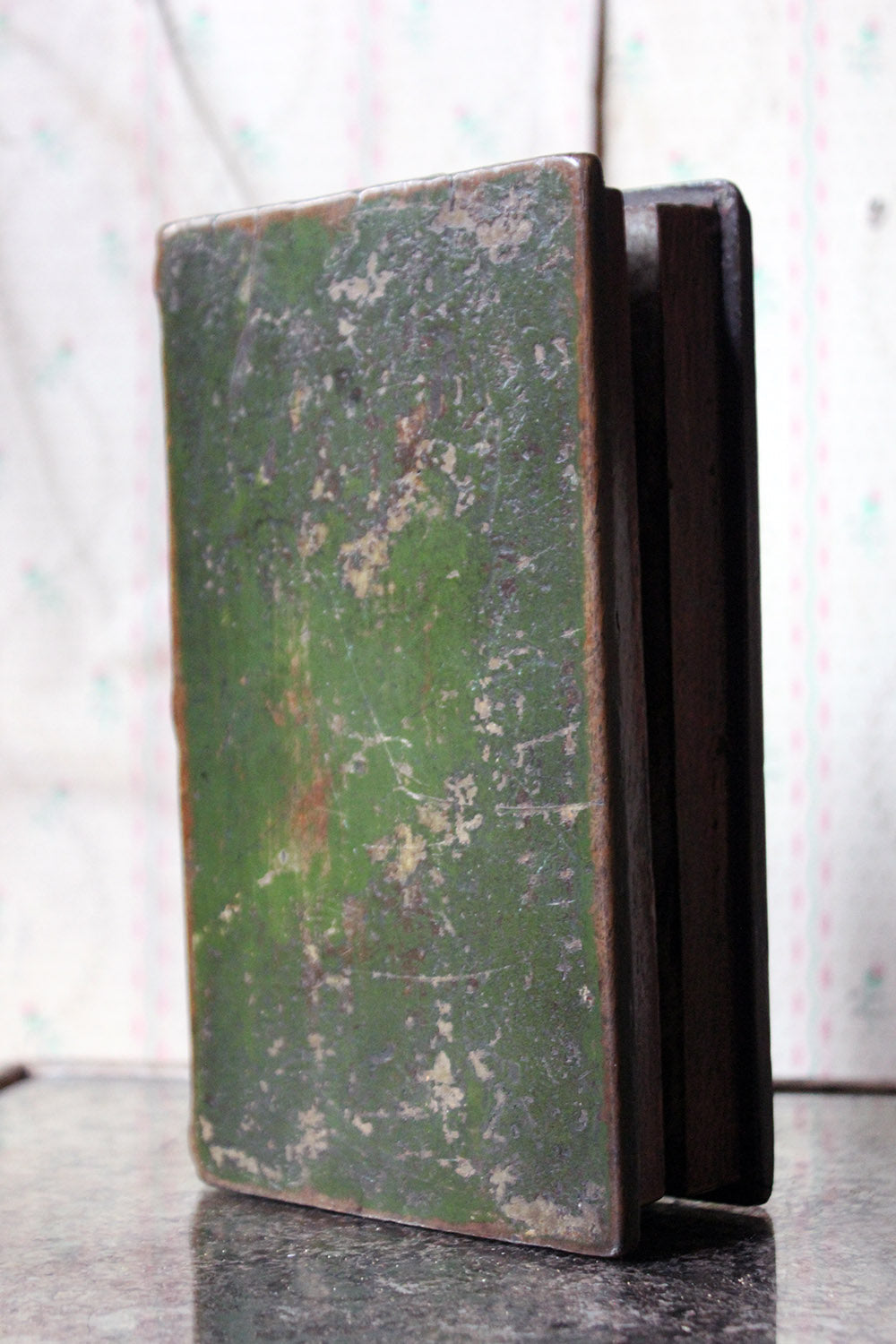 A George III Period Folk Art Painted Book Box c.1800