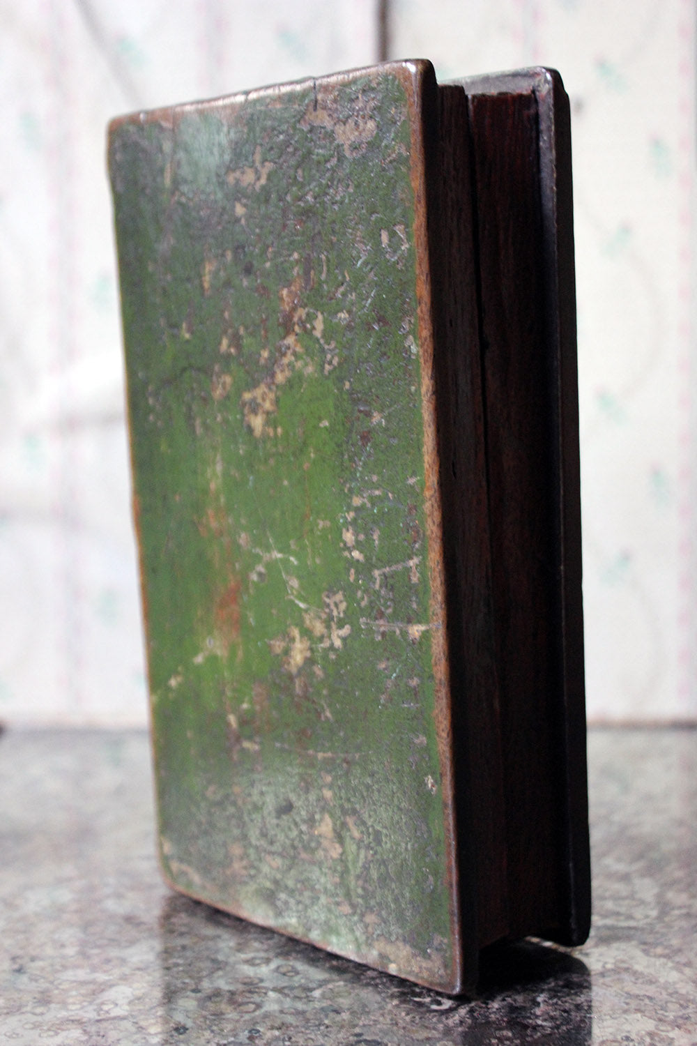 A George III Period Folk Art Painted Book Box c.1800