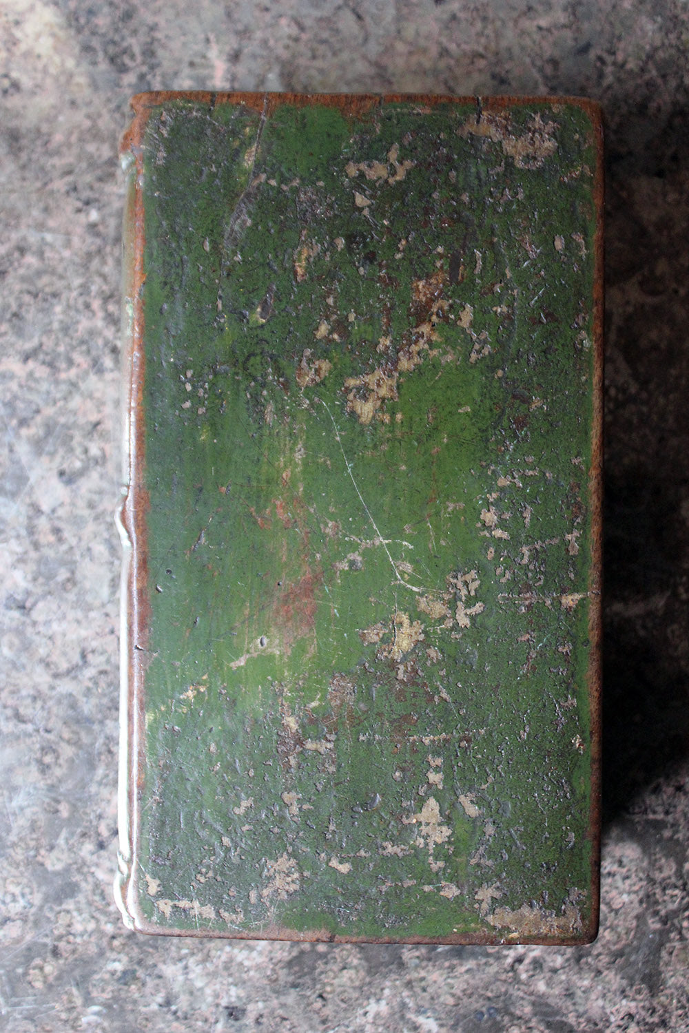 A George III Period Folk Art Painted Book Box c.1800
