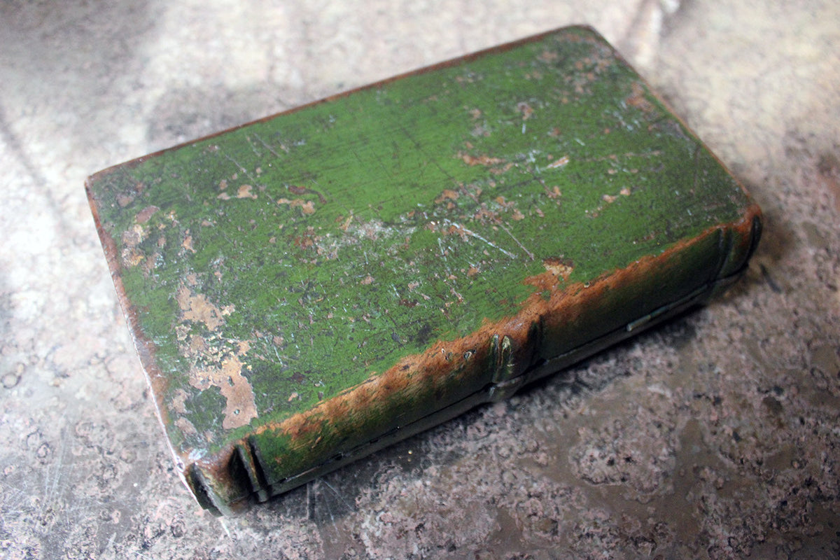 A George III Period Folk Art Painted Book Box c.1800
