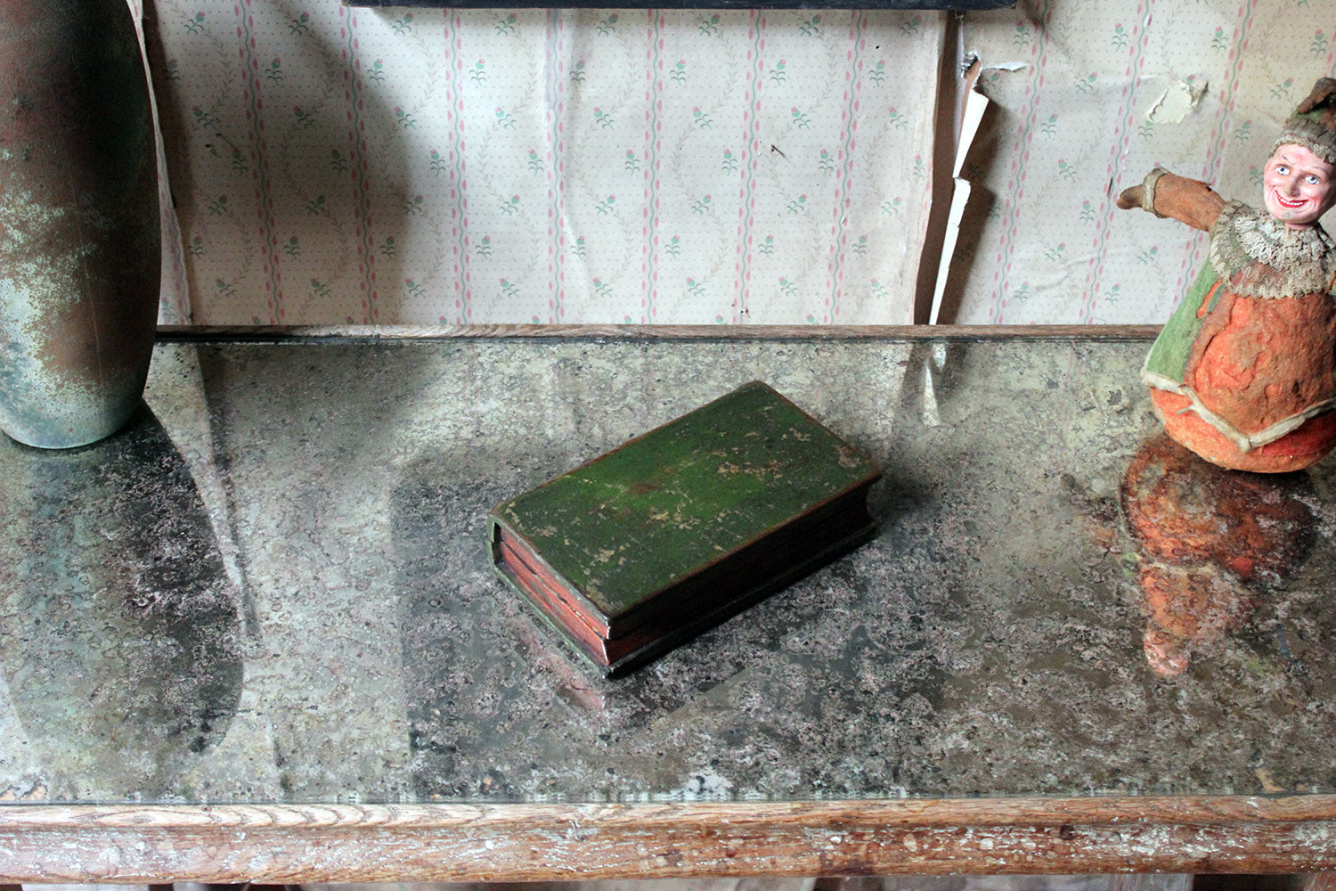 A George III Period Folk Art Painted Book Box c.1800