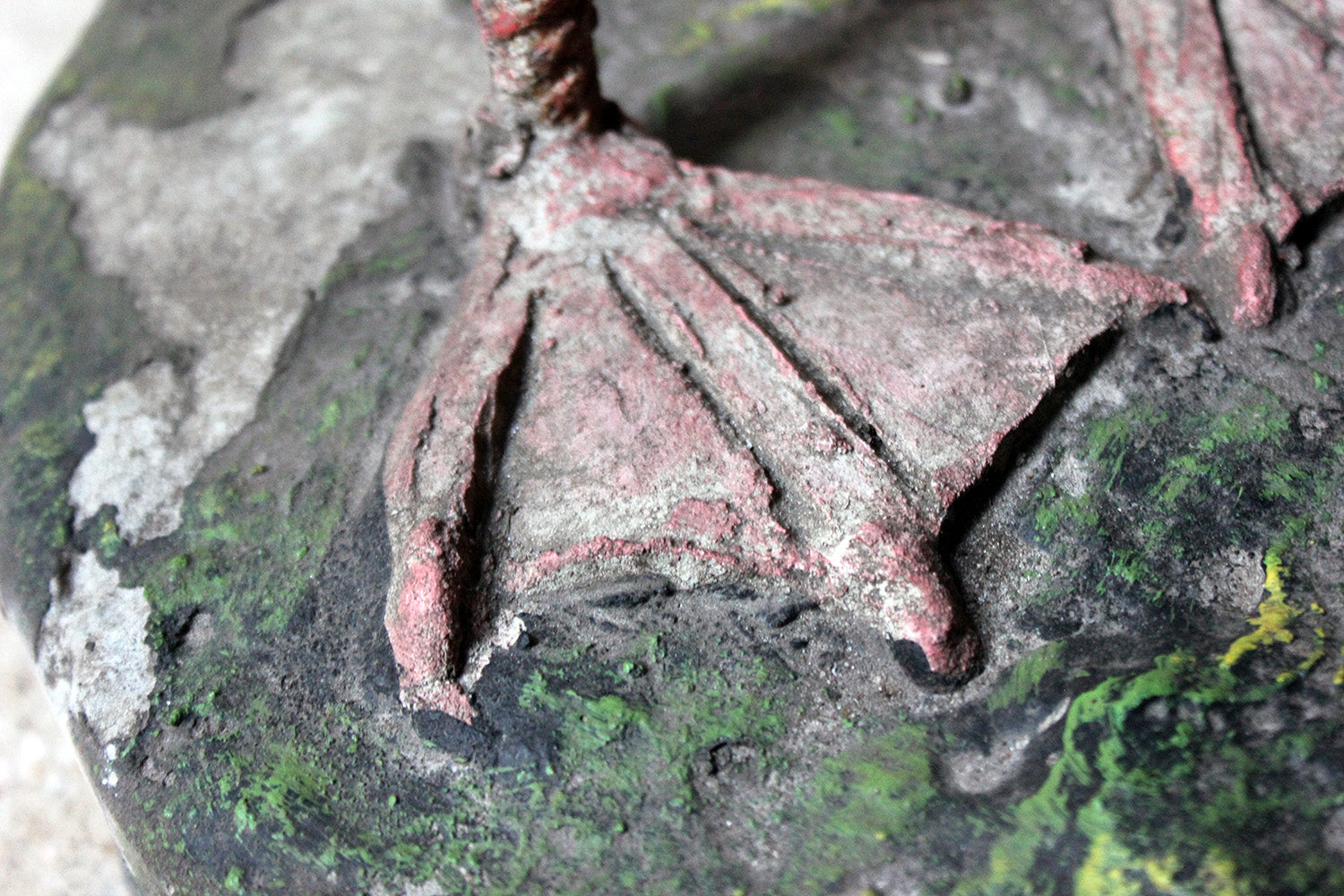 A French Mid-20thC Painted Garden Statue of a Greater Flamingo
