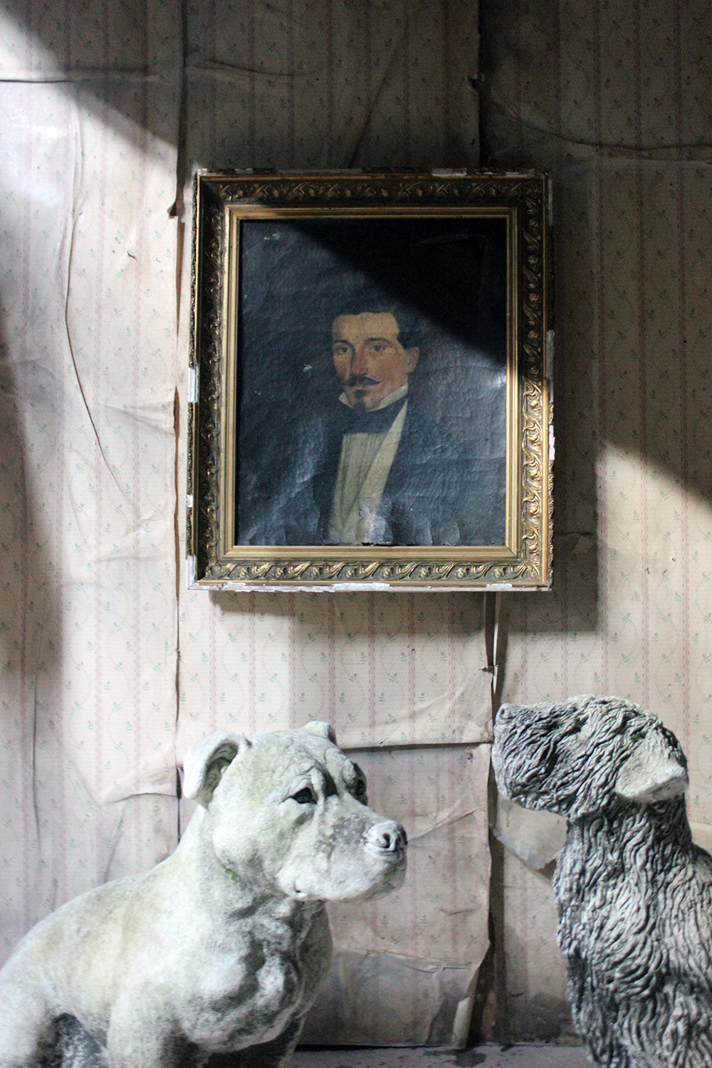 A 19thC French School Oil on Canvas Portrait of a Moustachioed Gentleman c.1870-80
