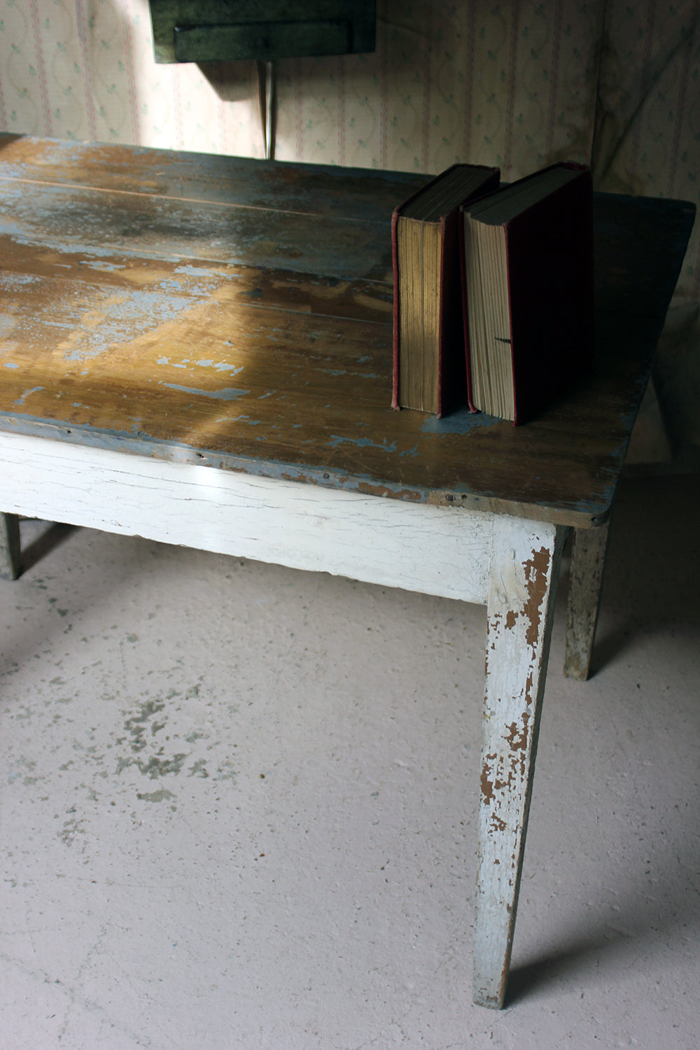 A French Painted Pine Side Table c.1890