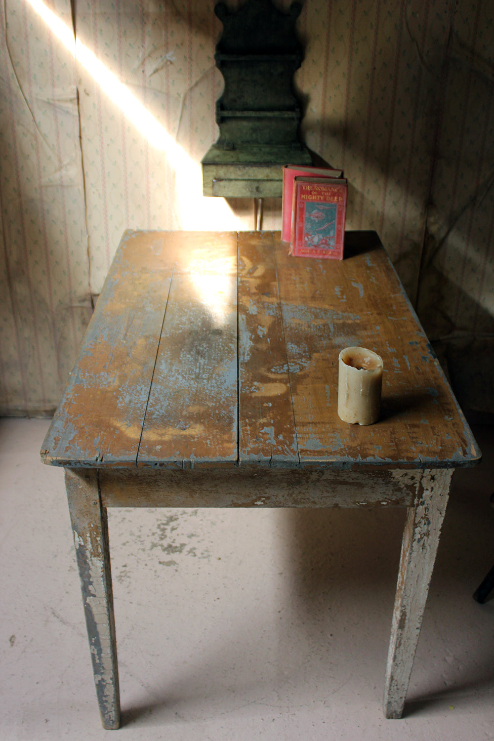 A French Painted Pine Side Table c.1890