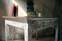 A French Painted Pine Side Table c.1890