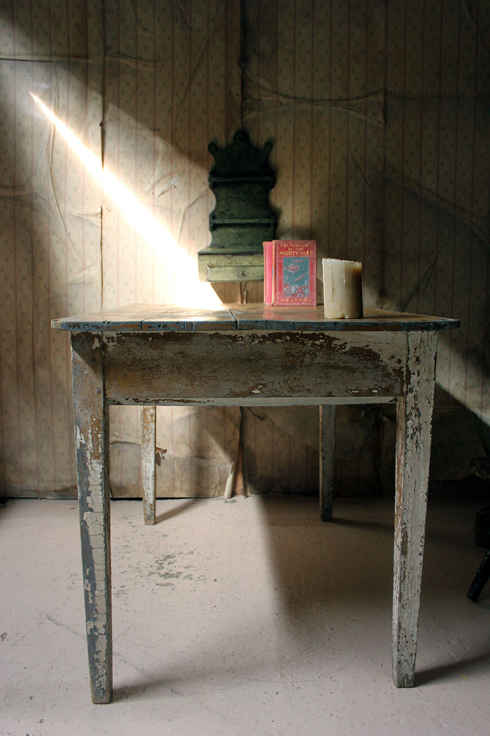 A French Painted Pine Side Table c.1890