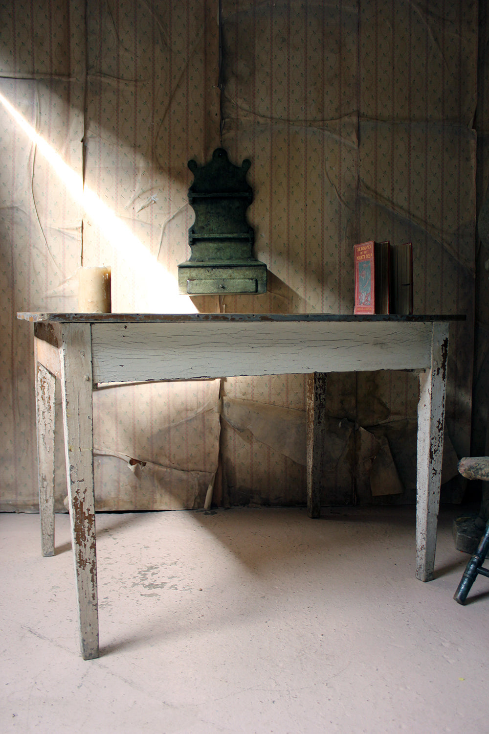 A French Painted Pine Side Table c.1890