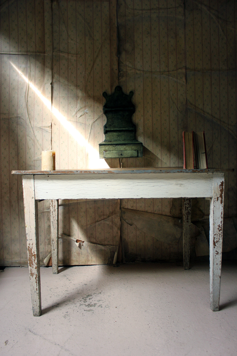 A French Painted Pine Side Table c.1890