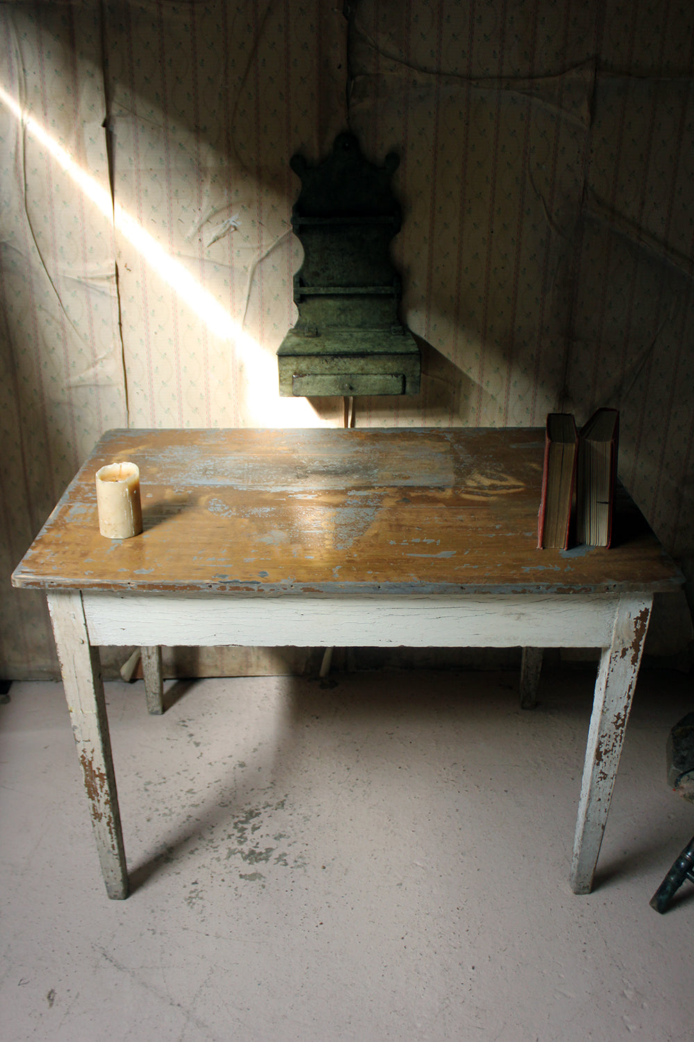 A French Painted Pine Side Table c.1890