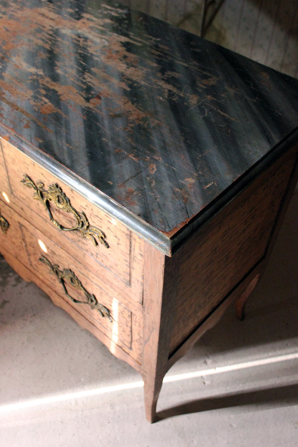 A French Louis XV Style Period Painted Pine Commode c.1890