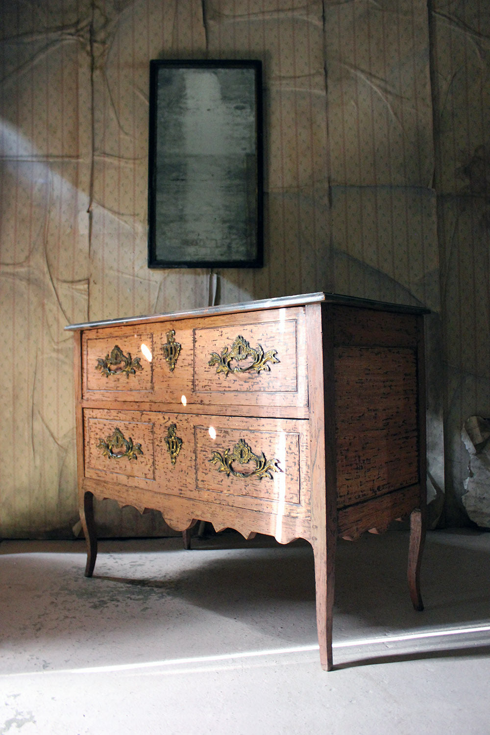 A French Louis XV Style Period Painted Pine Commode c.1890