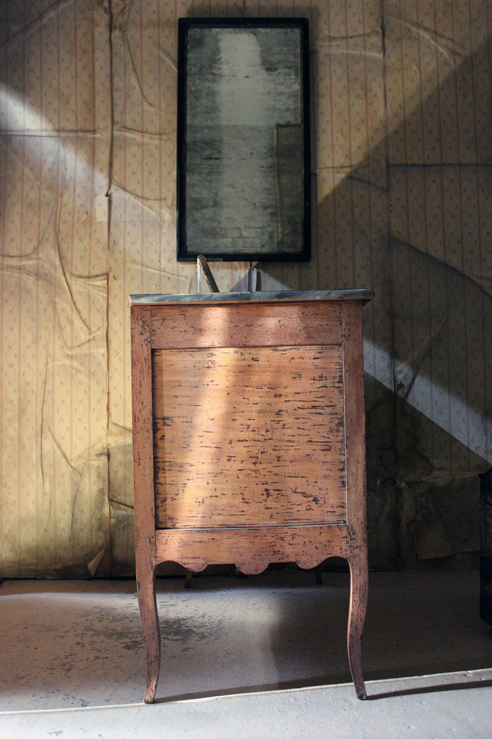 A French Louis XV Style Period Painted Pine Commode c.1890