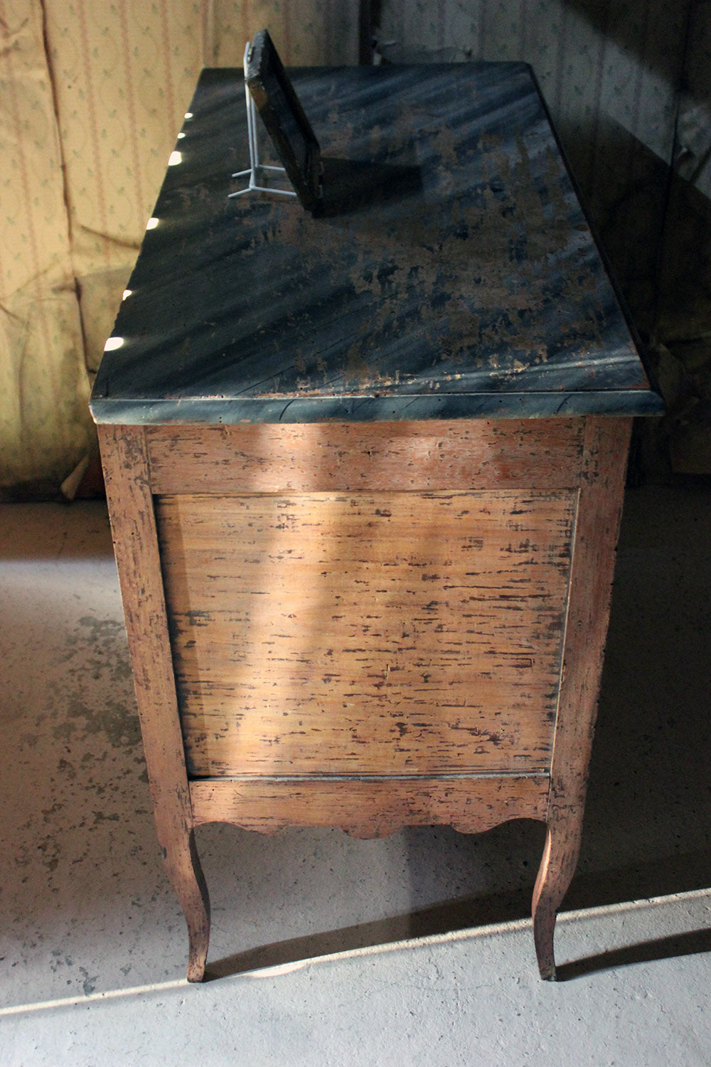 A French Louis XV Style Period Painted Pine Commode c.1890