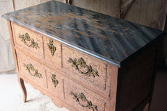 A French Louis XV Style Period Painted Pine Commode c.1890