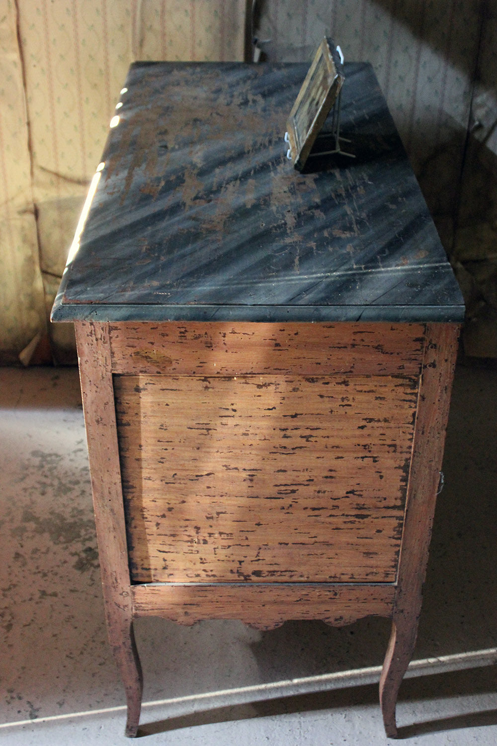 A French Louis XV Style Period Painted Pine Commode c.1890