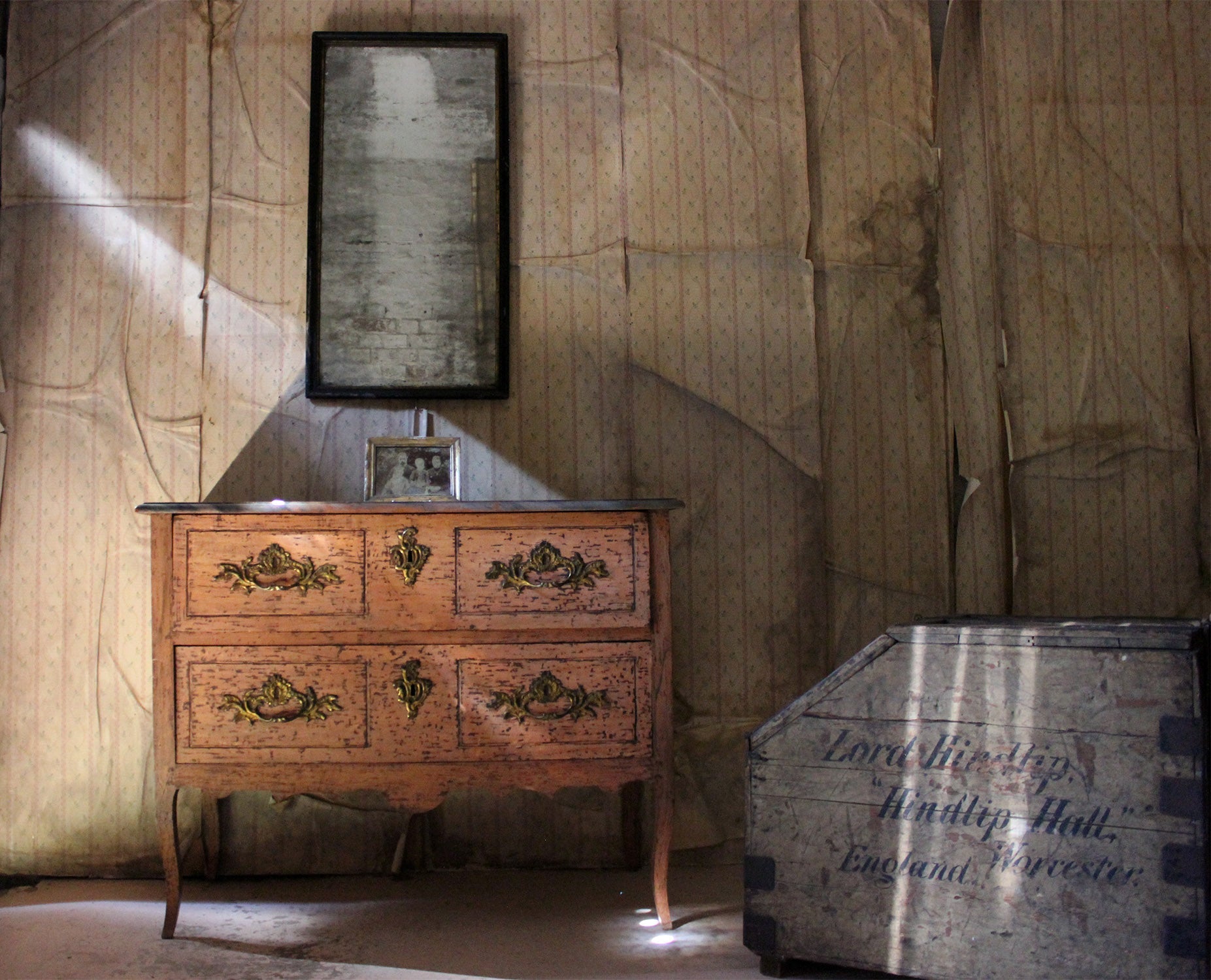 A French Louis XV Style Period Painted Pine Commode c.1890