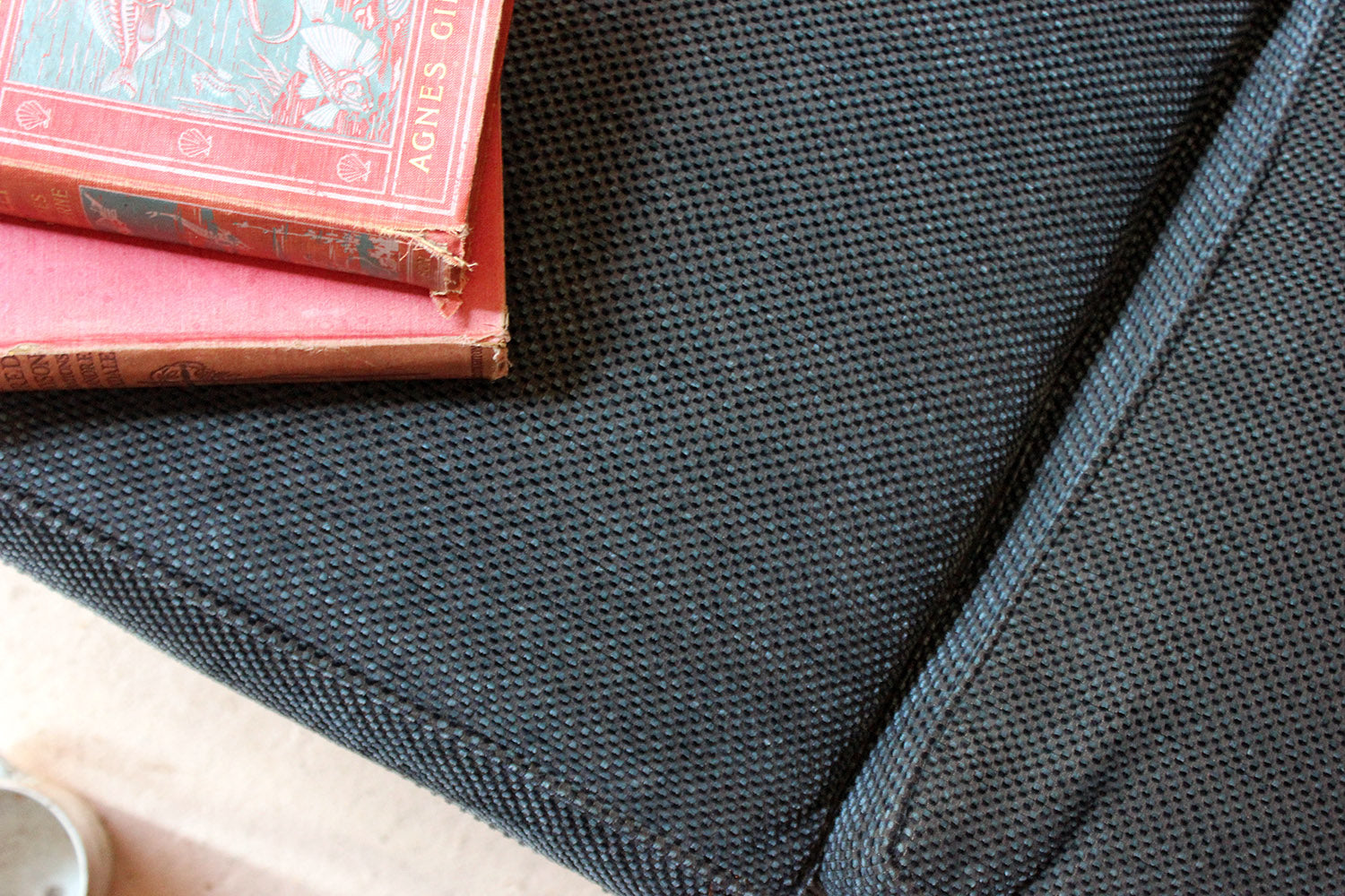A French Shell Backed & Ebonised Sofa c.1930