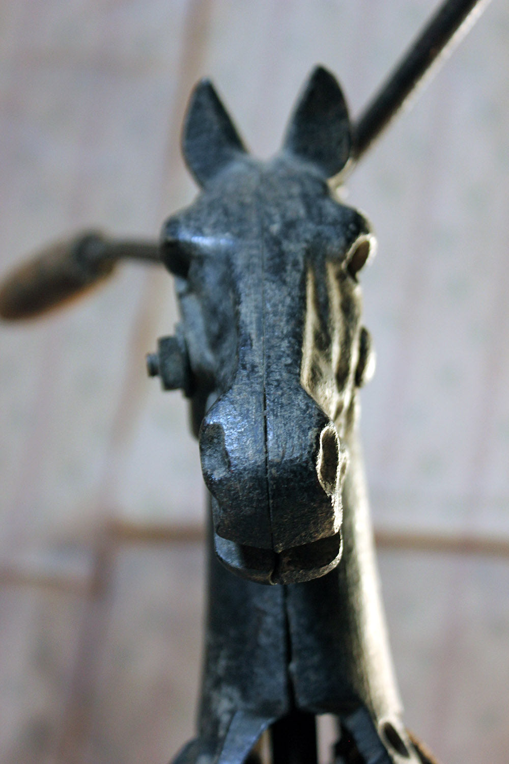 A 19thC French Childs Horse Velocipede Tricycle c.1870