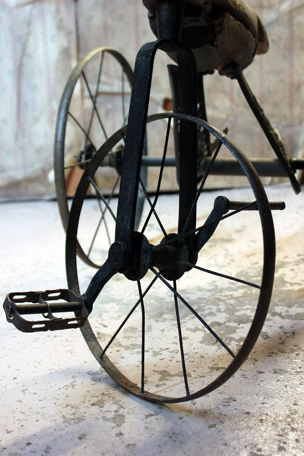 A 19thC French Childs Horse Velocipede Tricycle c.1870