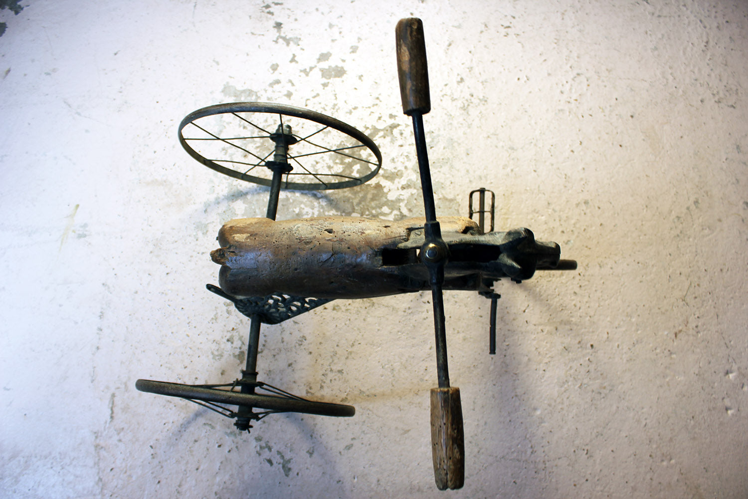 A 19thC French Childs Horse Velocipede Tricycle c.1870