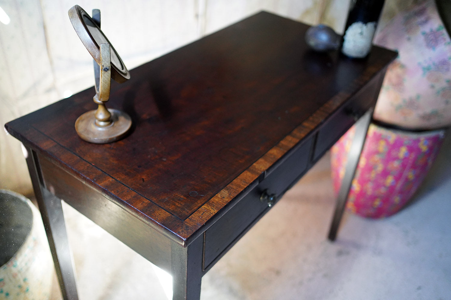 A George III Period Mahogany Side Table c.1800