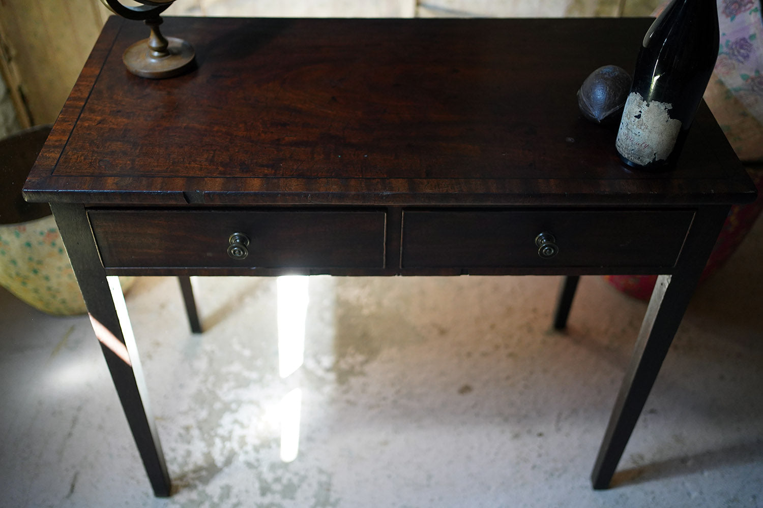 A George III Period Mahogany Side Table c.1800