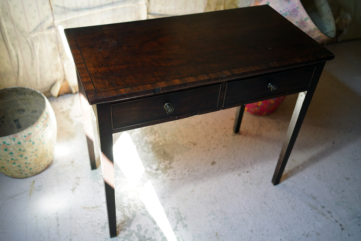 A George III Period Mahogany Side Table c.1800
