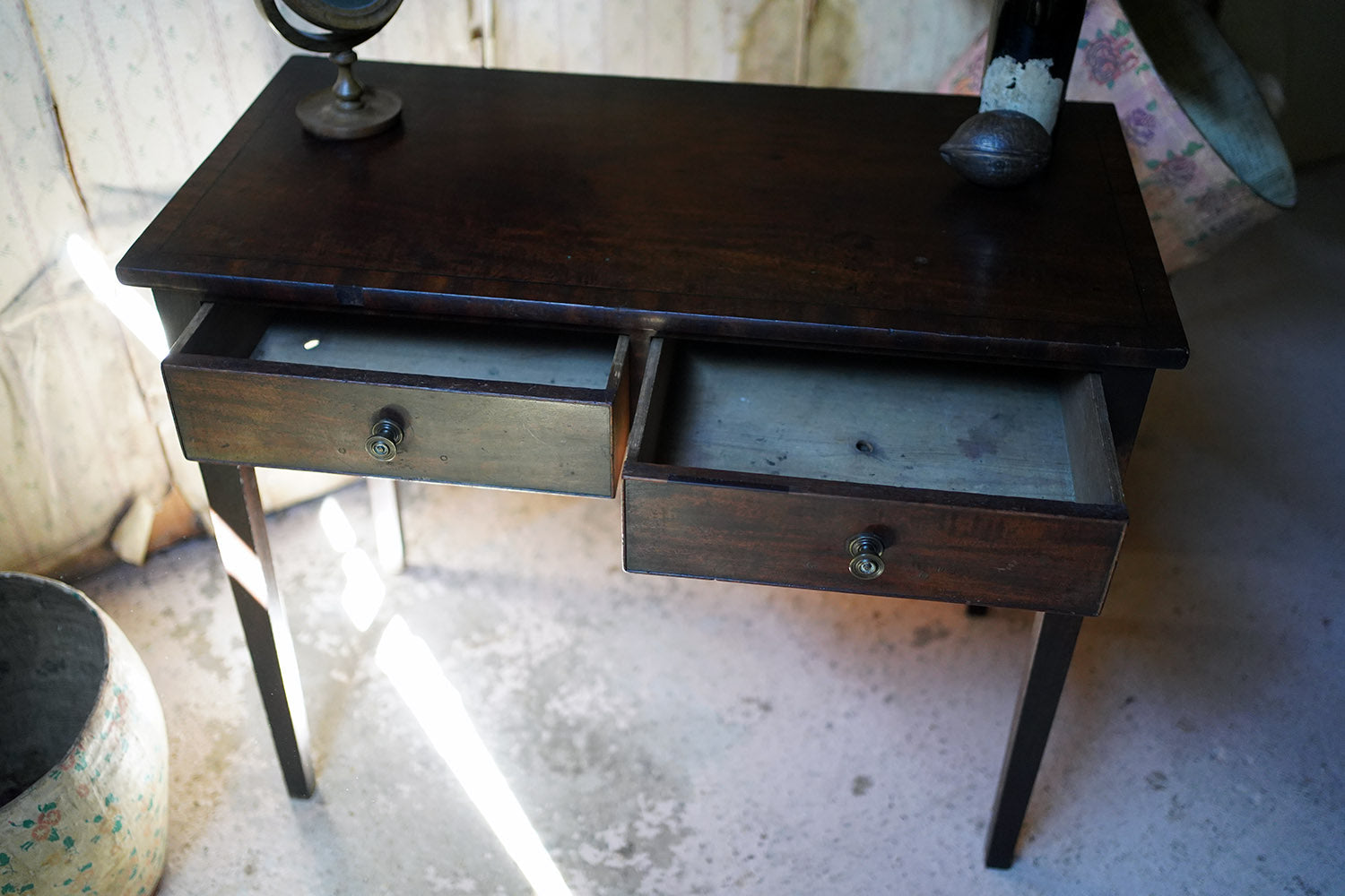 A George III Period Mahogany Side Table c.1800