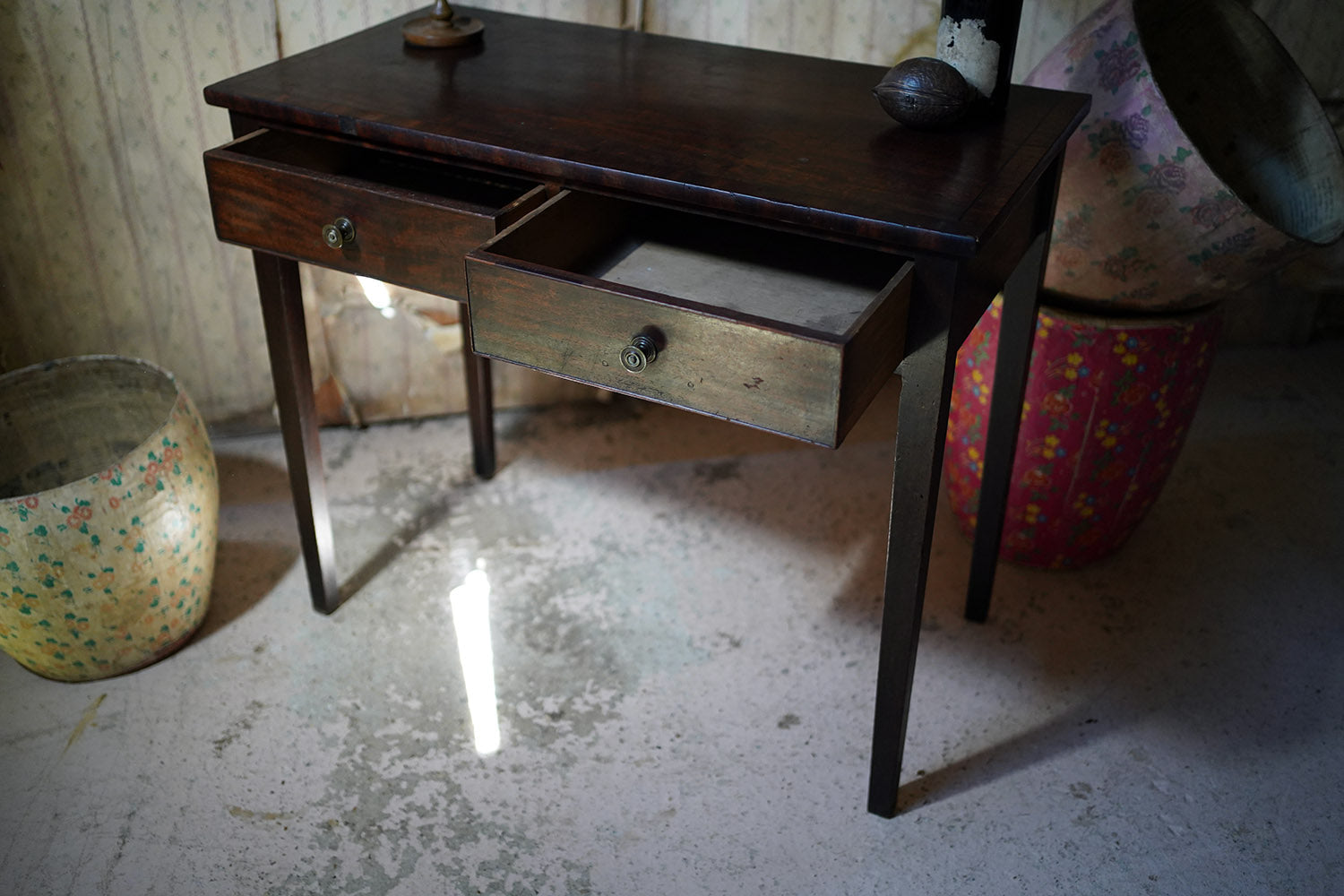 A George III Period Mahogany Side Table c.1800