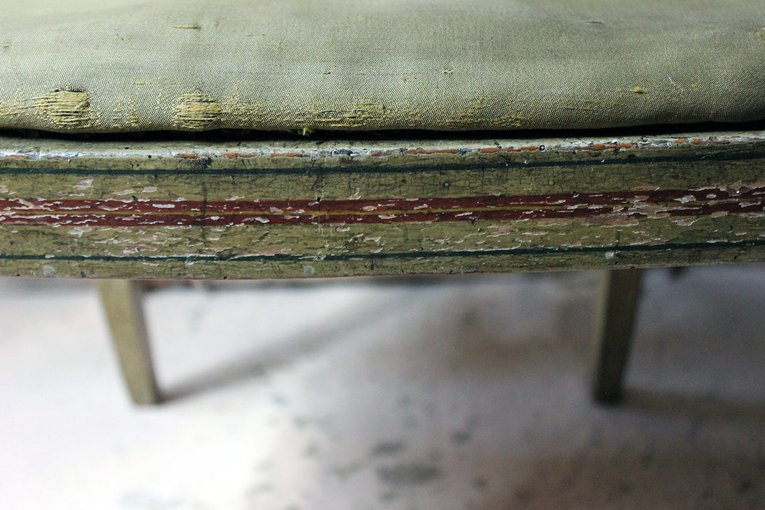 A George III Period Painted Open Armchair; Attributed to Gillows c.1790-95