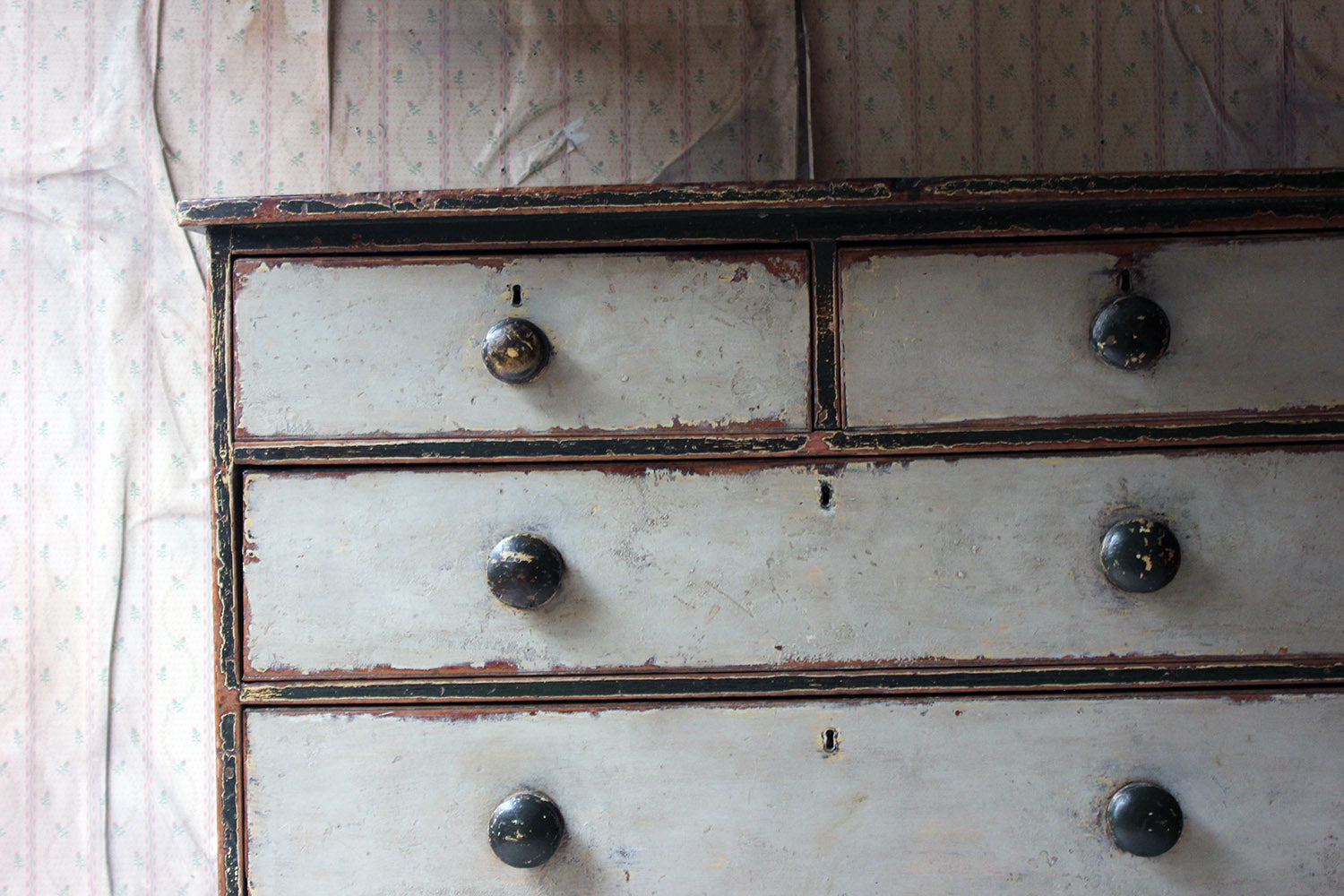 A George III Painted Pine Chest of Drawers c.1810