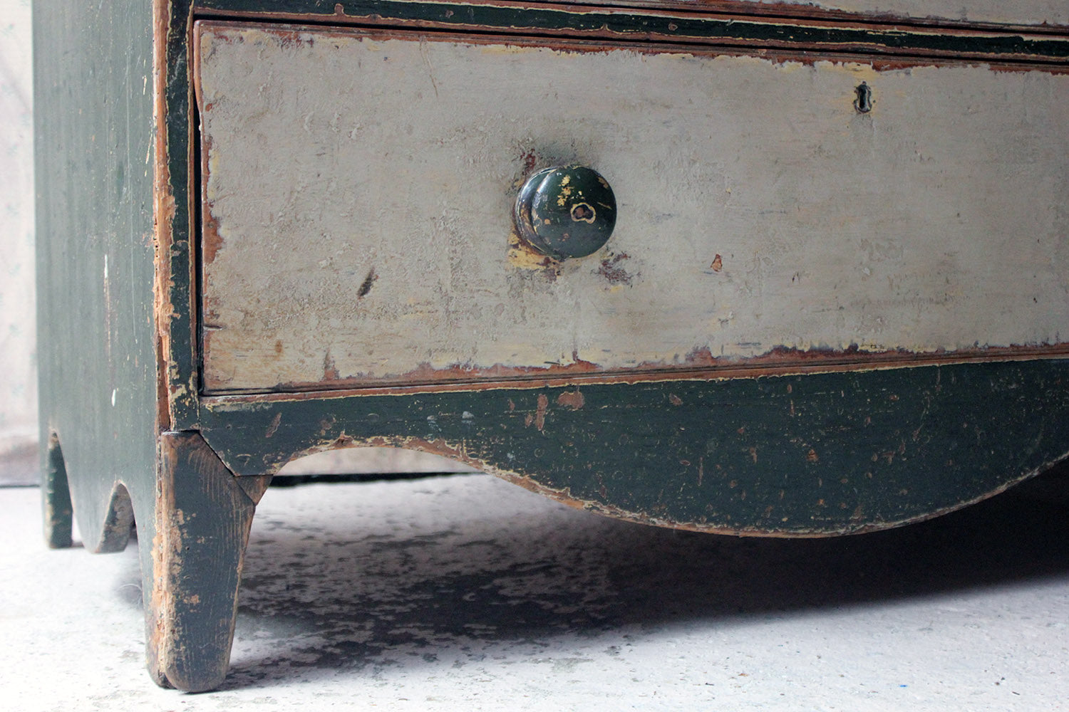 A George III Painted Pine Chest of Drawers c.1810