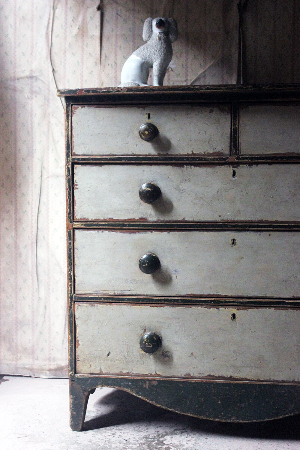 A George III Painted Pine Chest of Drawers c.1810