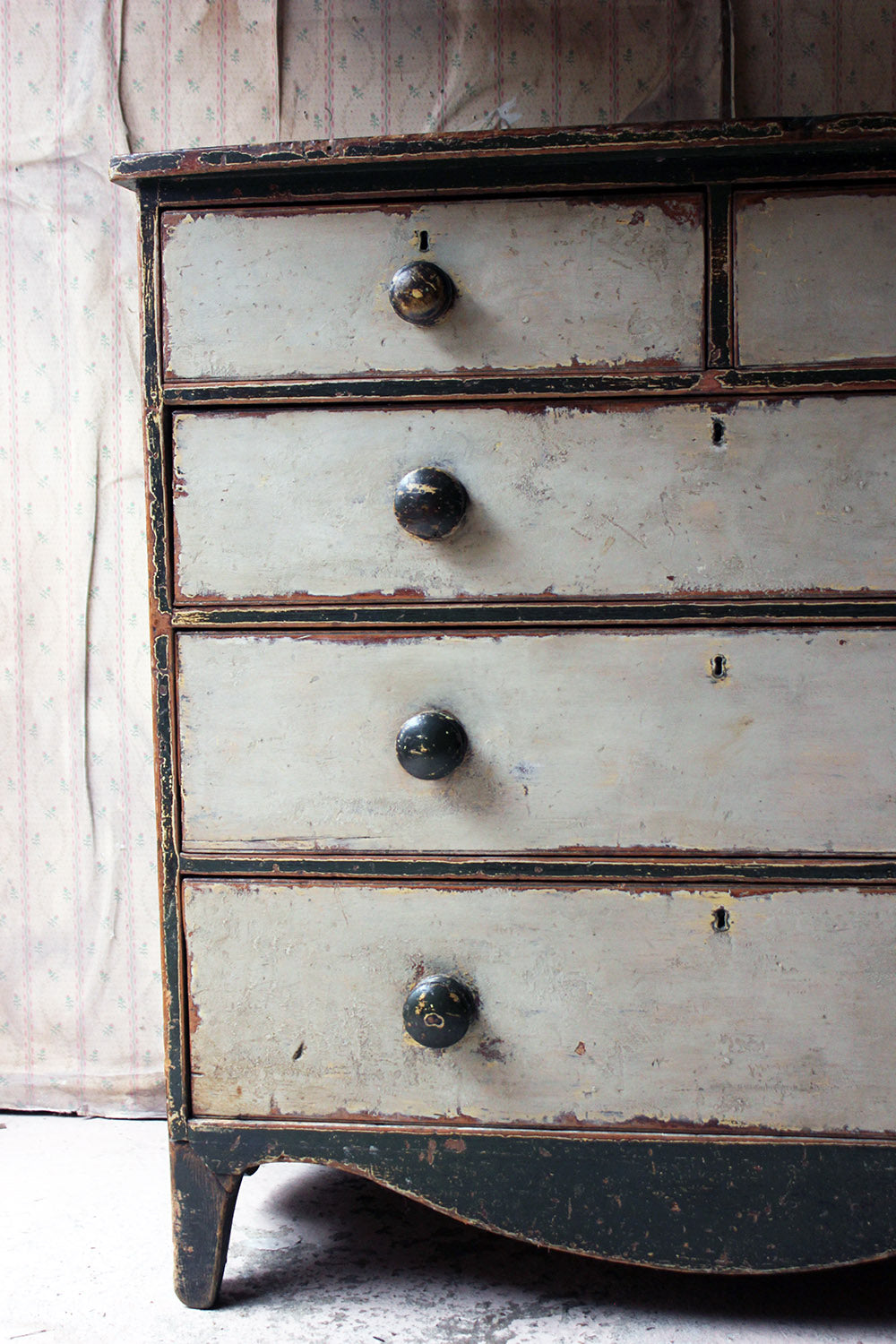 A George III Painted Pine Chest of Drawers c.1810