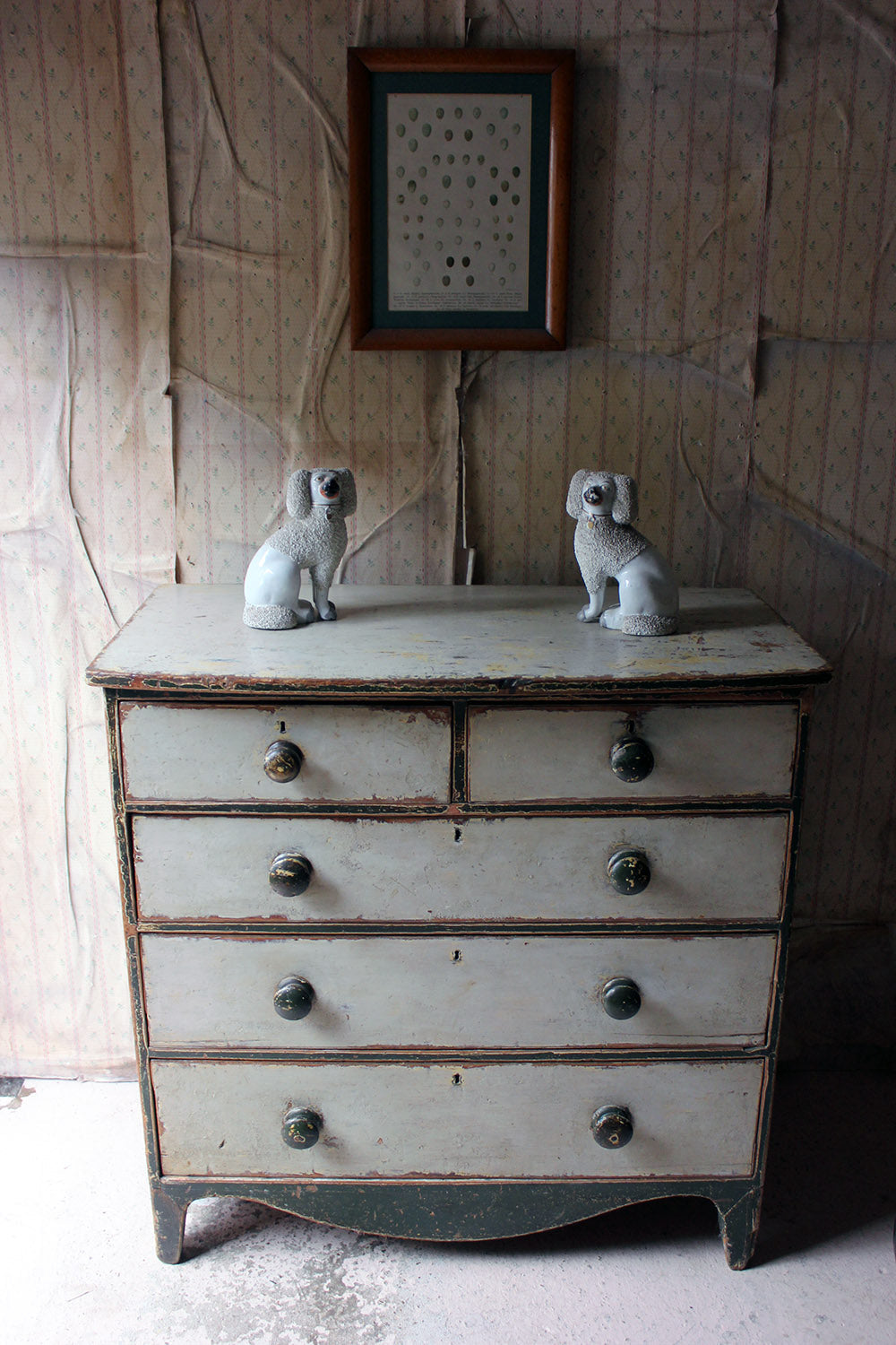 A George III Painted Pine Chest of Drawers c.1810