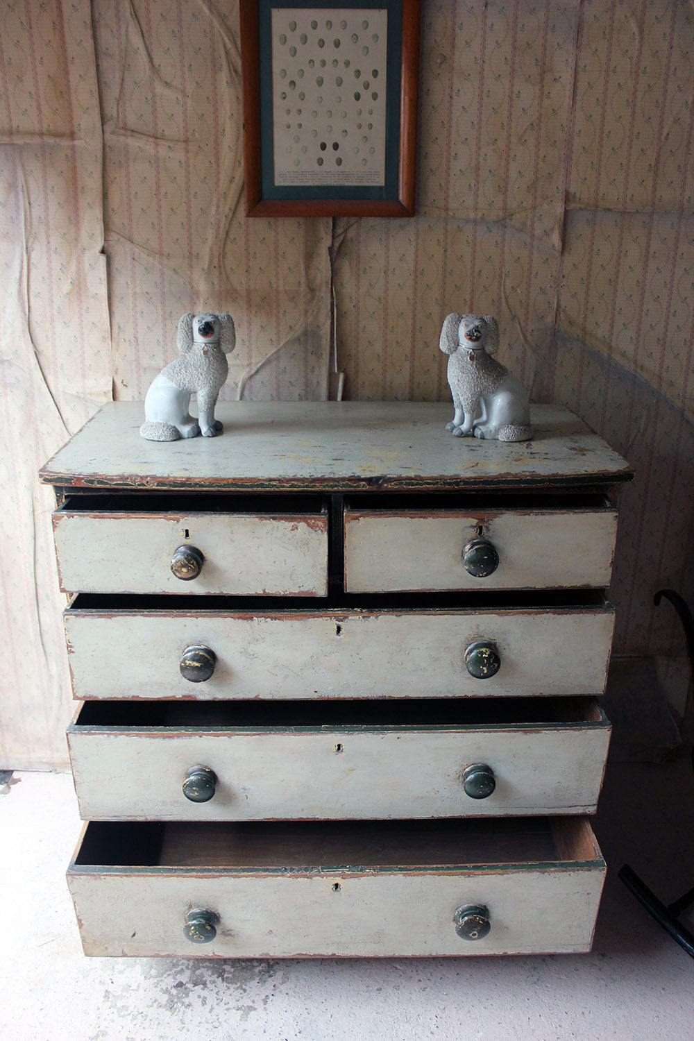 A George III Painted Pine Chest of Drawers c.1810