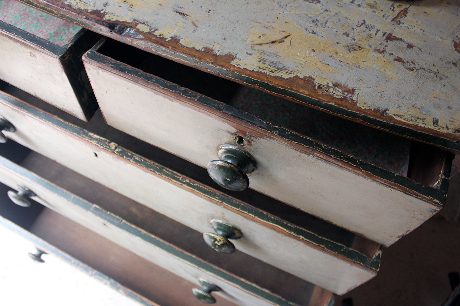 A George III Painted Pine Chest of Drawers c.1810