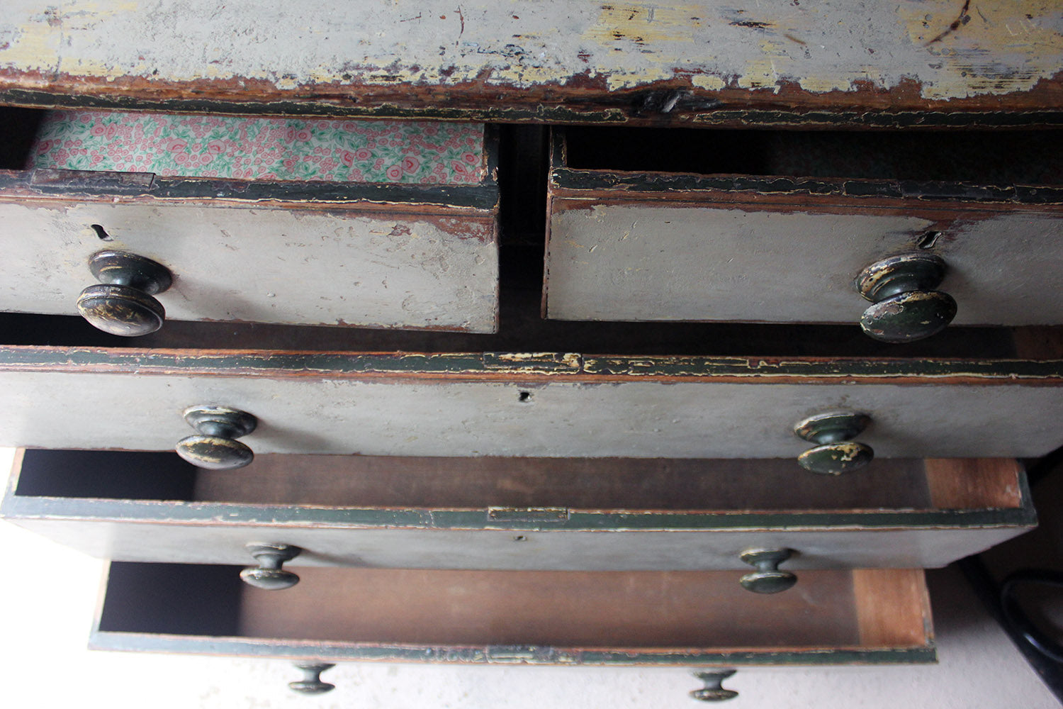 A George III Painted Pine Chest of Drawers c.1810