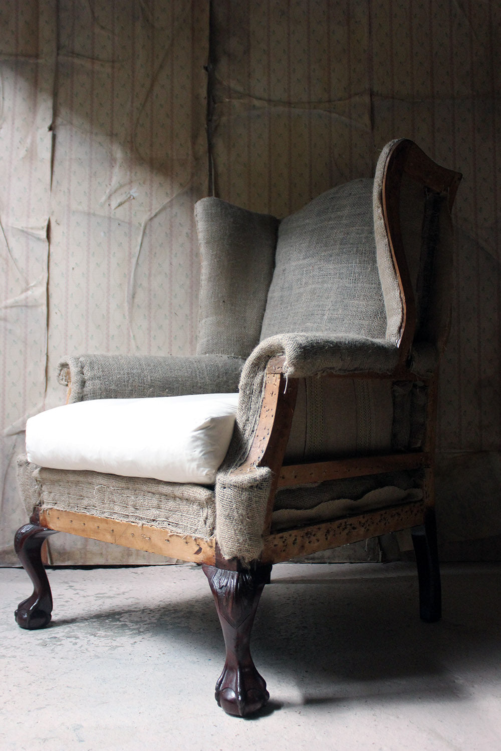A George III Style Wingback Armchair c.1910