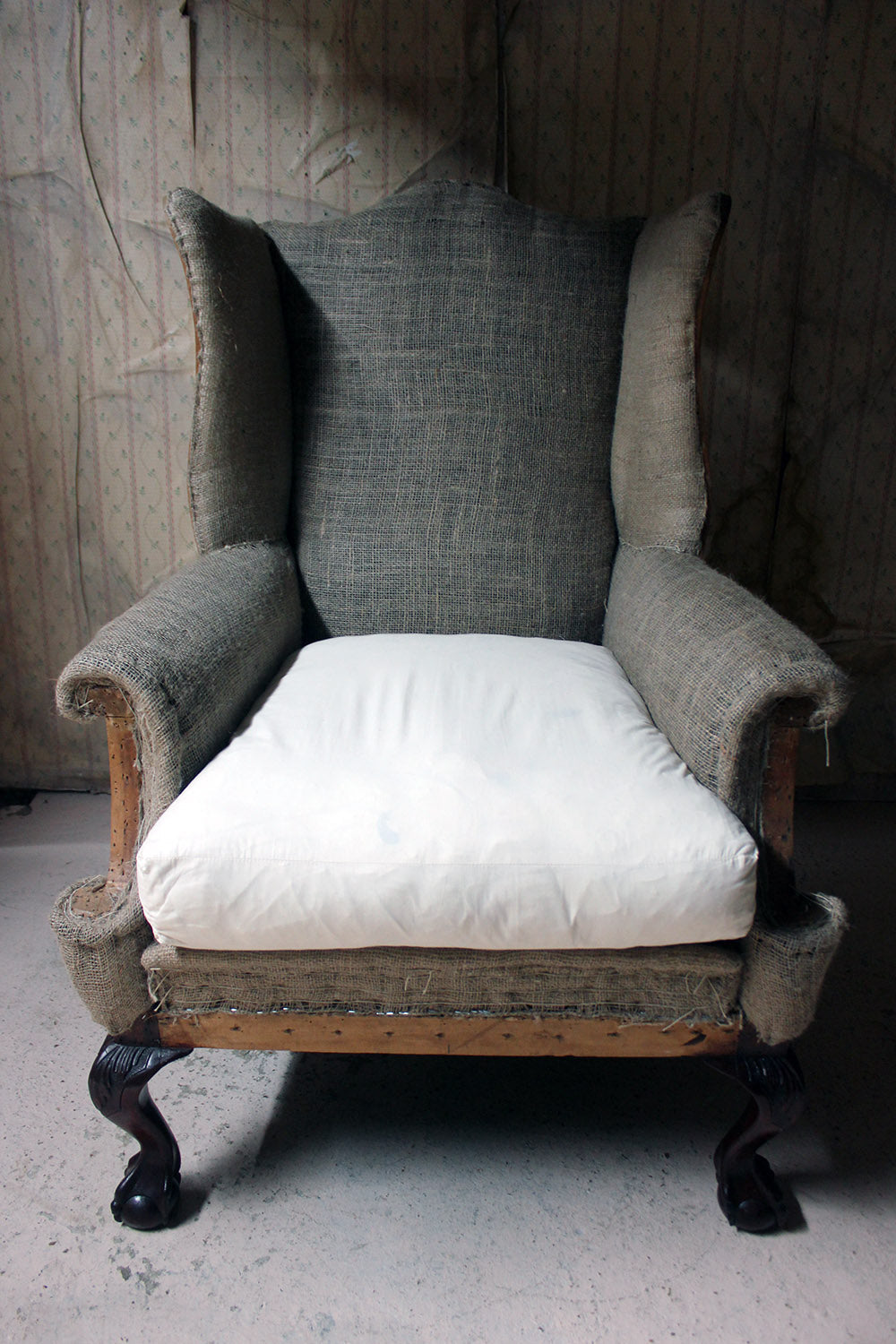 A George III Style Wingback Armchair c.1910
