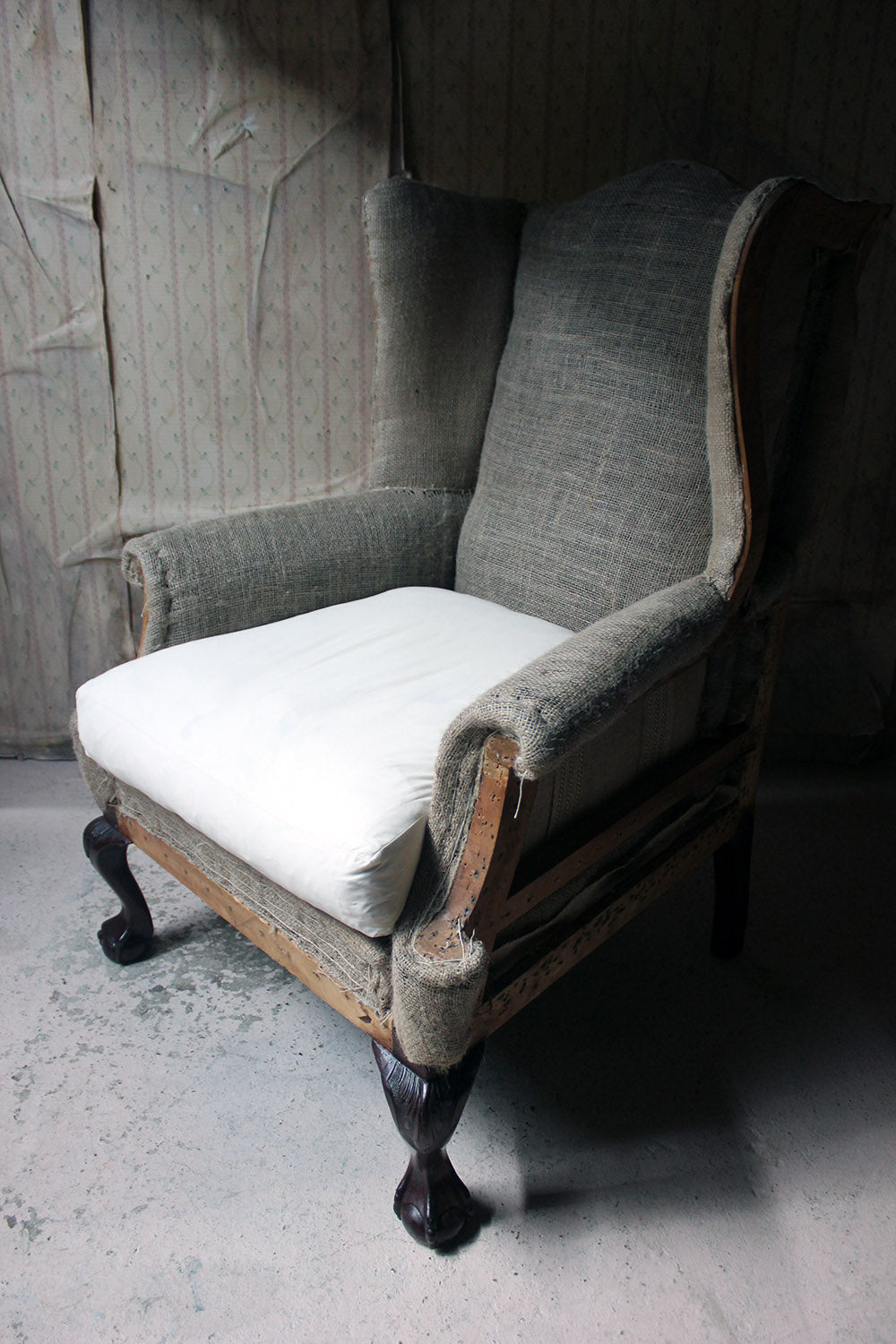 A George III Style Wingback Armchair c.1910