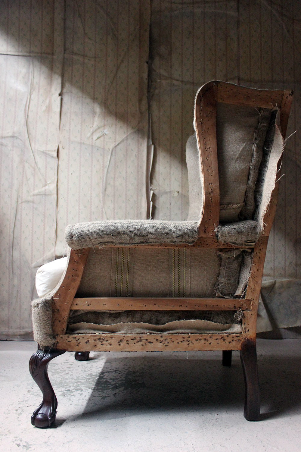 A George III Style Wingback Armchair c.1910