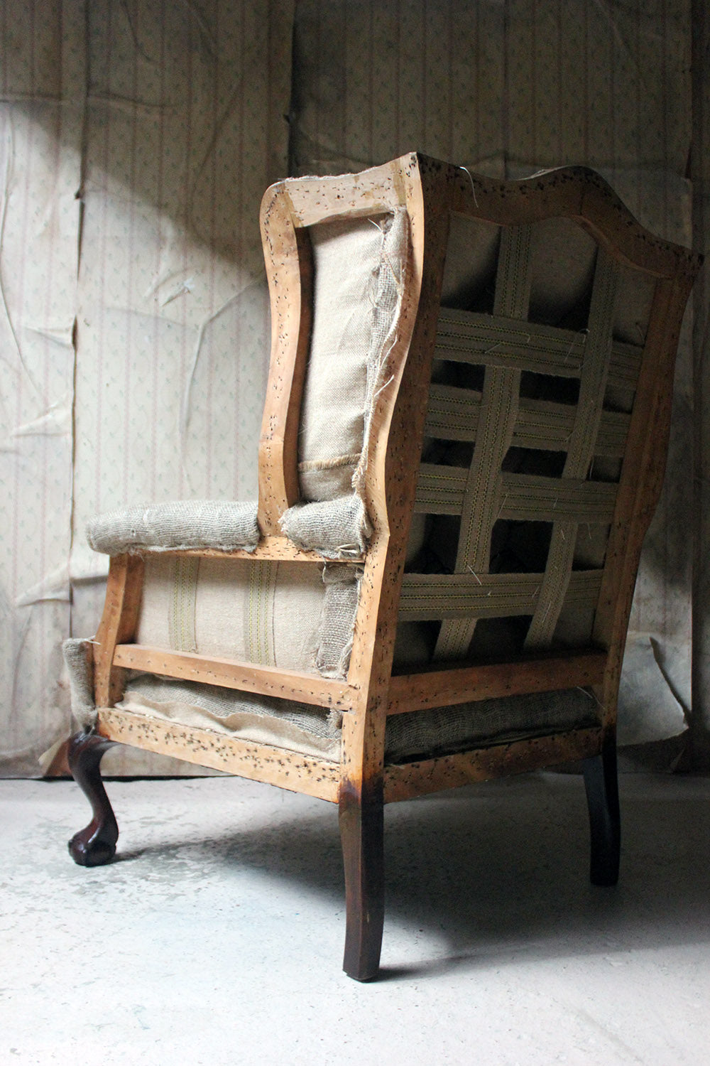A George III Style Wingback Armchair c.1910