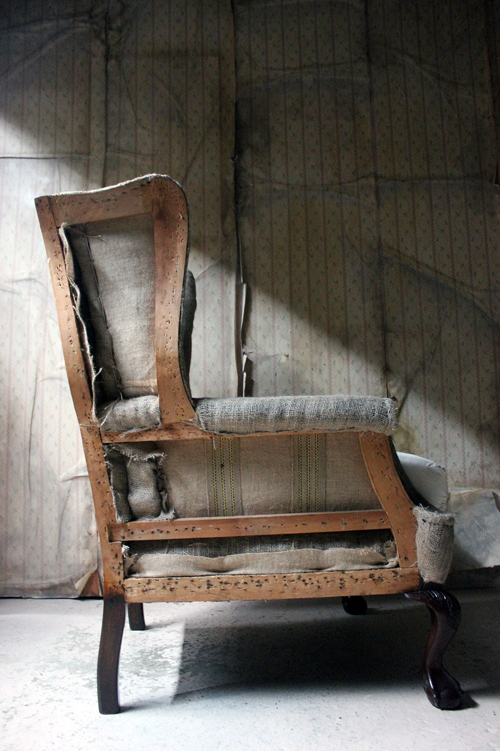 A George III Style Wingback Armchair c.1910